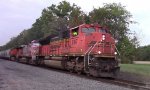 BNSF local departing Woodlawn